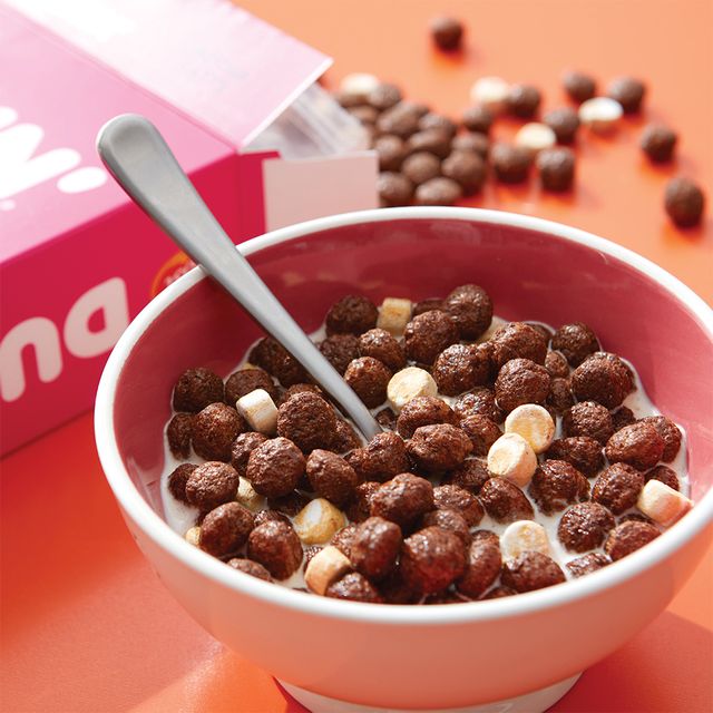 dunkin' caramel macchiato and mocha latte cereals from post consumer brands
