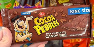 post consumer brands frankford cocoa pebbles cereal milk chocolate candy bar