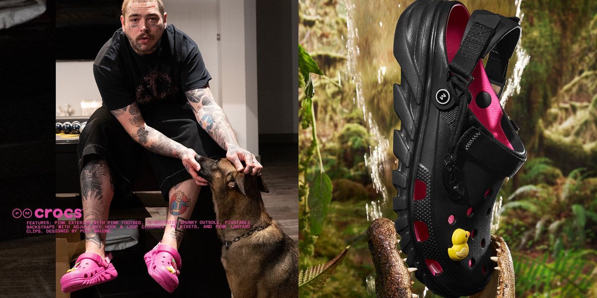 Post Malone Is Teaming Up With Crocs Again And Including A Grapes Jibbitz  Charm