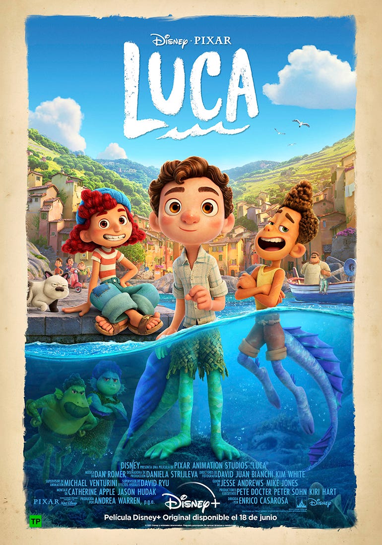 el estreno de luca en disney