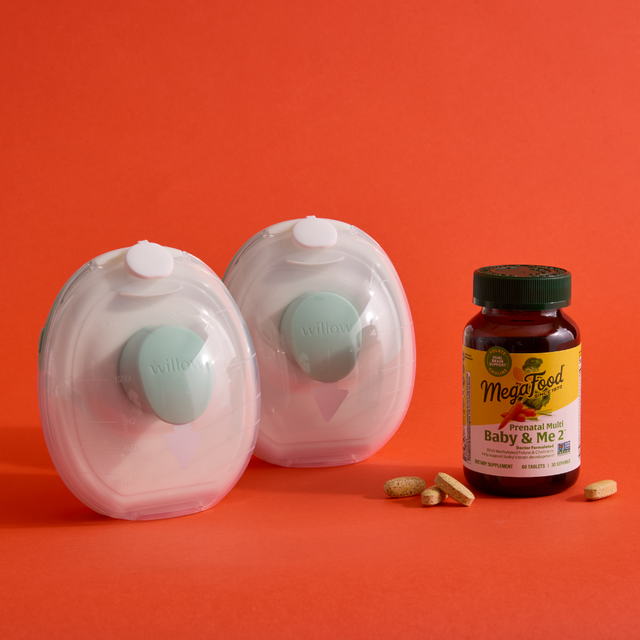 breast pump and prenatal mutlivitamin