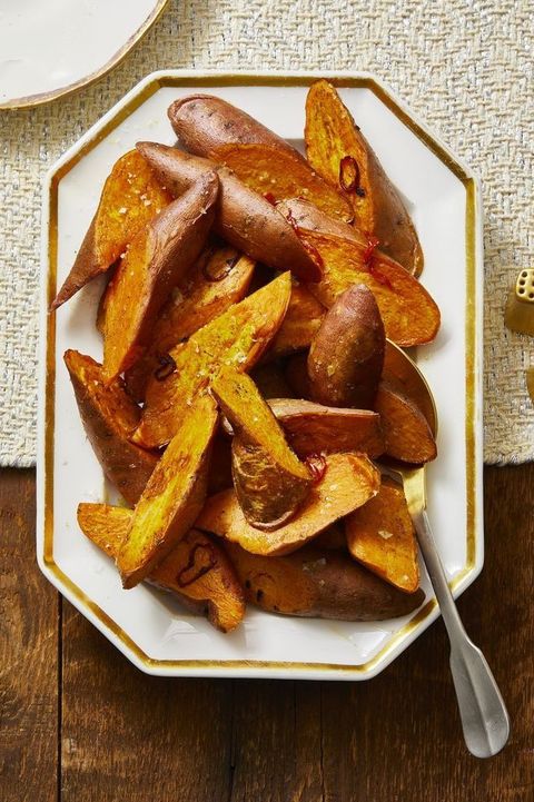 vanilla roasted sweet potatoes