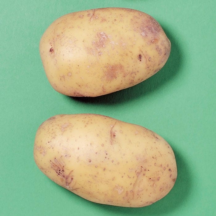 Yukon gold potato, Root vegetable, Tuber, Potato, Russet burbank potato, Food, Vegetable, Solanum, Ullucus, Plant,