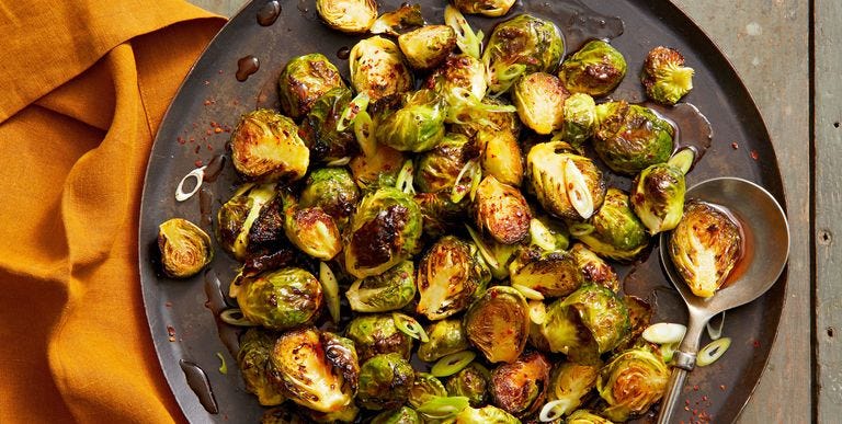 air fried brussels sprouts