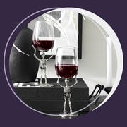 This is an image skeleton wine glasses