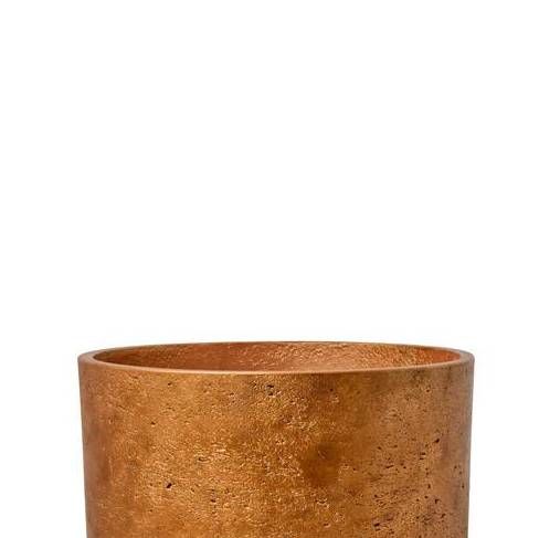 pottery pots bloempot charlie metalic copper koper d 15 cm h 14 cm