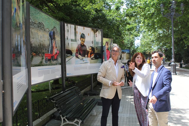 poty en la exposicion en santander de aldeas infantiles