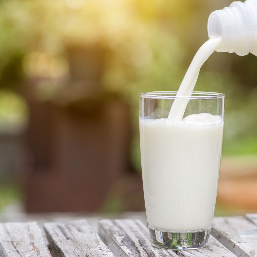 what to eat after a run, milk
