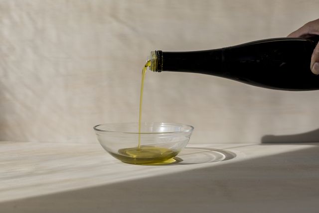 Pouring Olive Oil