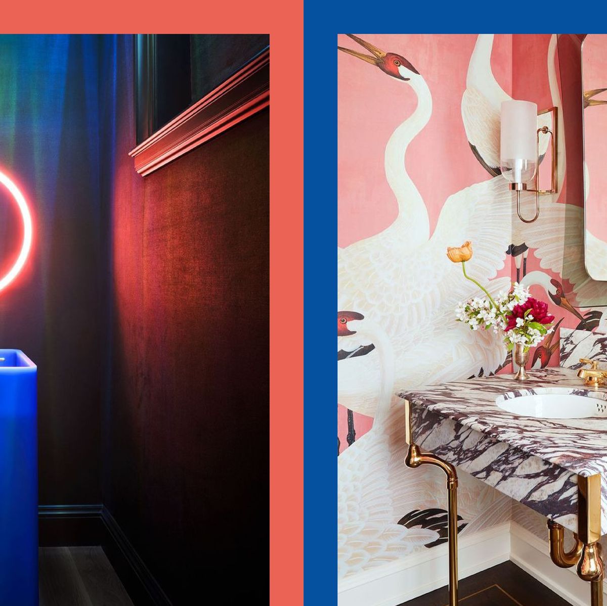 20 Stunning Powder Room Ideas - Half-Bath Decor and Design Photos