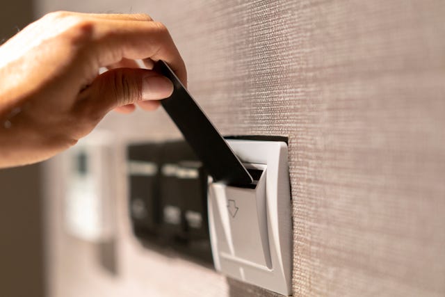 power card in slot