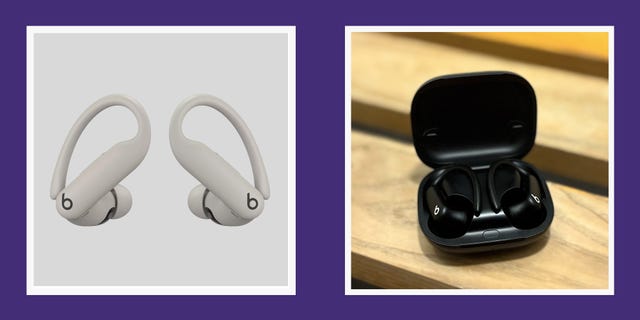 wireless earbuds in different styles displayed side by side