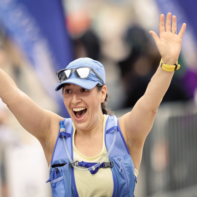 powerful marathon finish line celebration moment