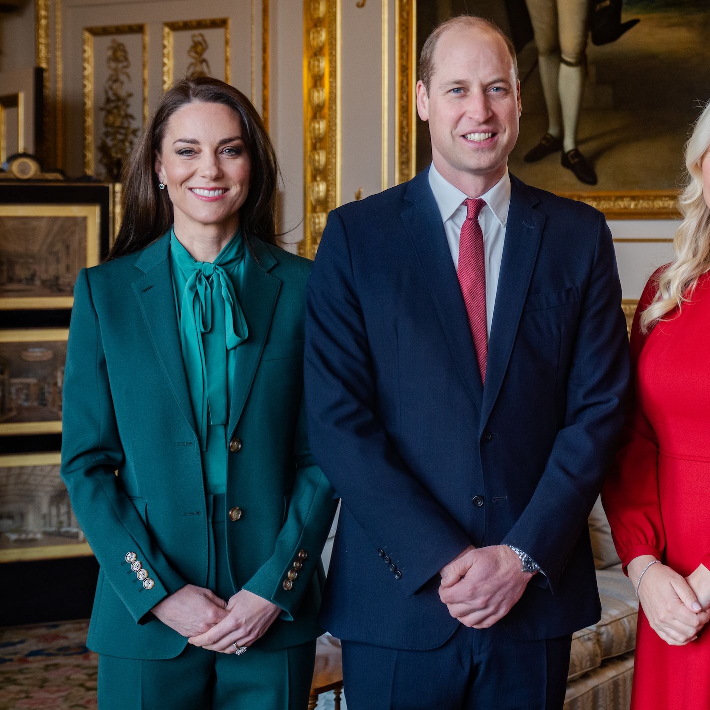 Princess Kate Wows in an Emerald Green Suit to Reunite with Norwegian Royals
