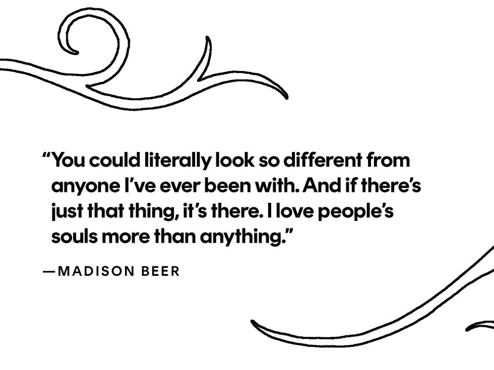 quote by madison beer expressing appreciation for peoples souls