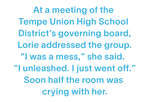 pullquote for teen suicides on school board meeting