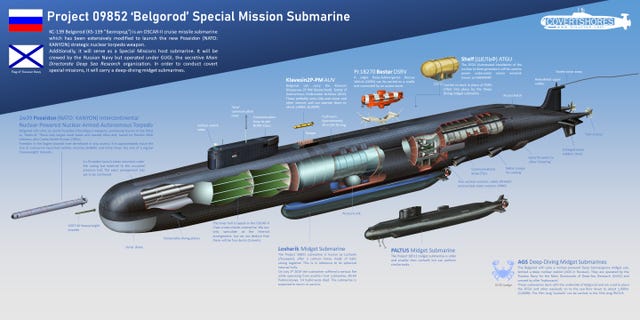 Russia Builds First Batch of Nuclear Poseidon Torpedoes: Report