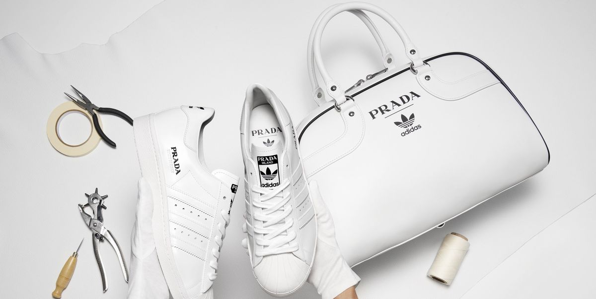 Prada and Adidas Unveil Superstar Sneaker and Bowling Bag