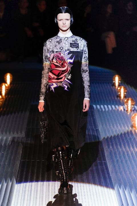 Prada's Version of Dark Romance Includes the Bride of Frankenstein