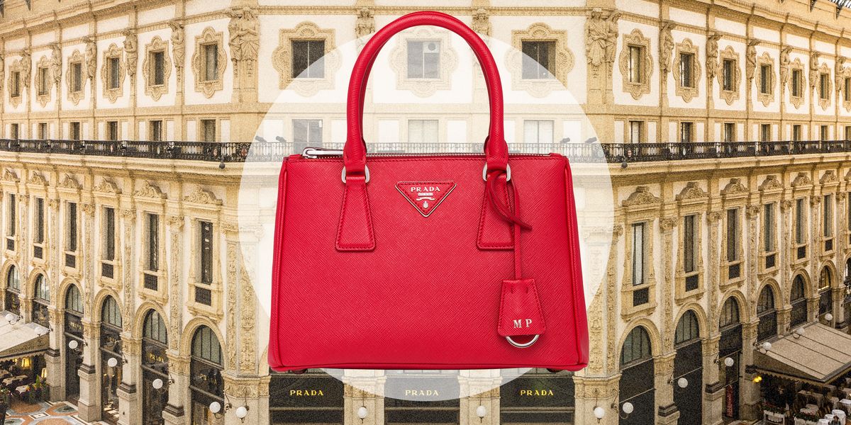Prada, Bags, Prada Galleria Saffiano Medium Tote Red