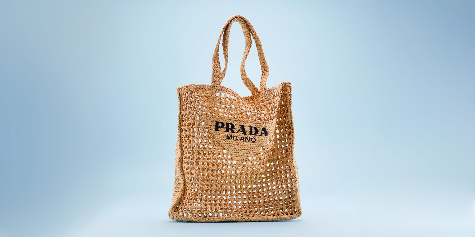 【PRADA】CROCHET TOTE BAG Prada Crochet tote bag | REVERSIBLE