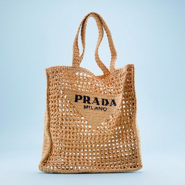 a review of the prada crochet tote bag