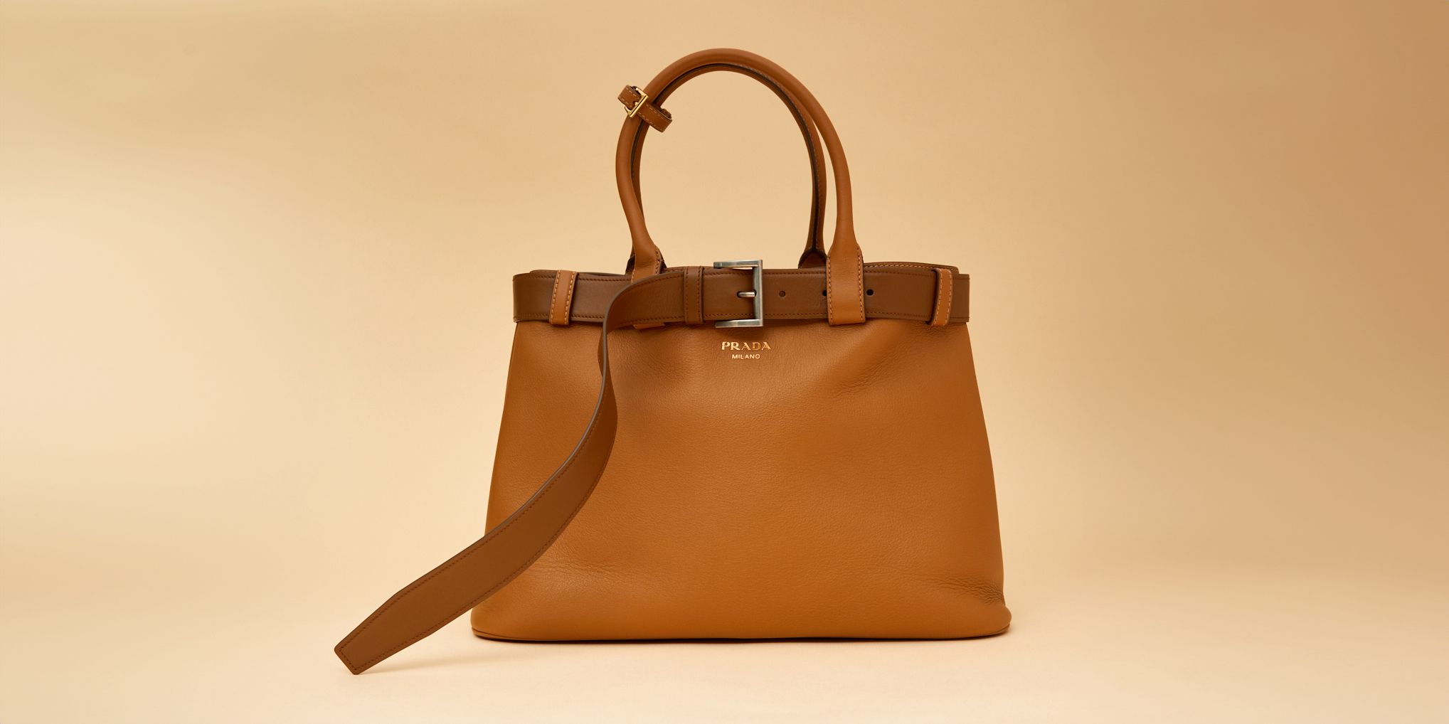 Prada leather orders handbag