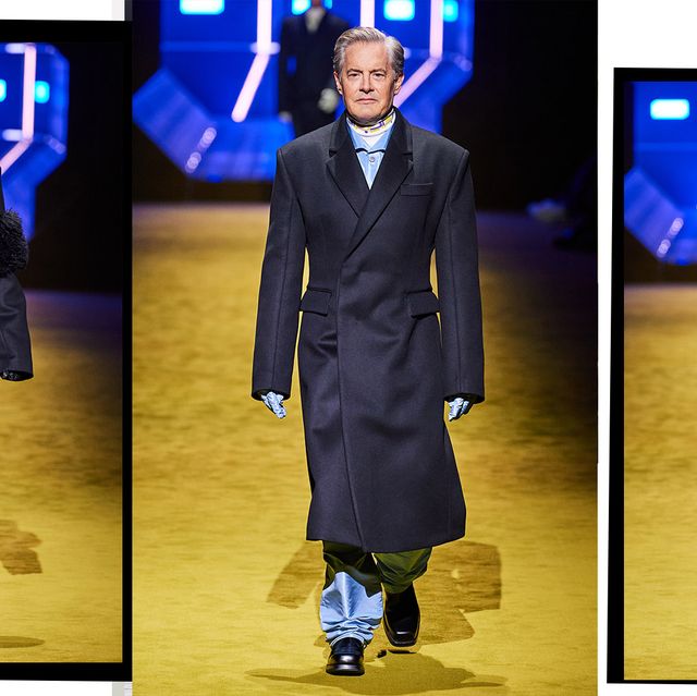 Kyle MacLachlan And Jeff Goldblum Stole The Show At Prada AW22 In Milan
