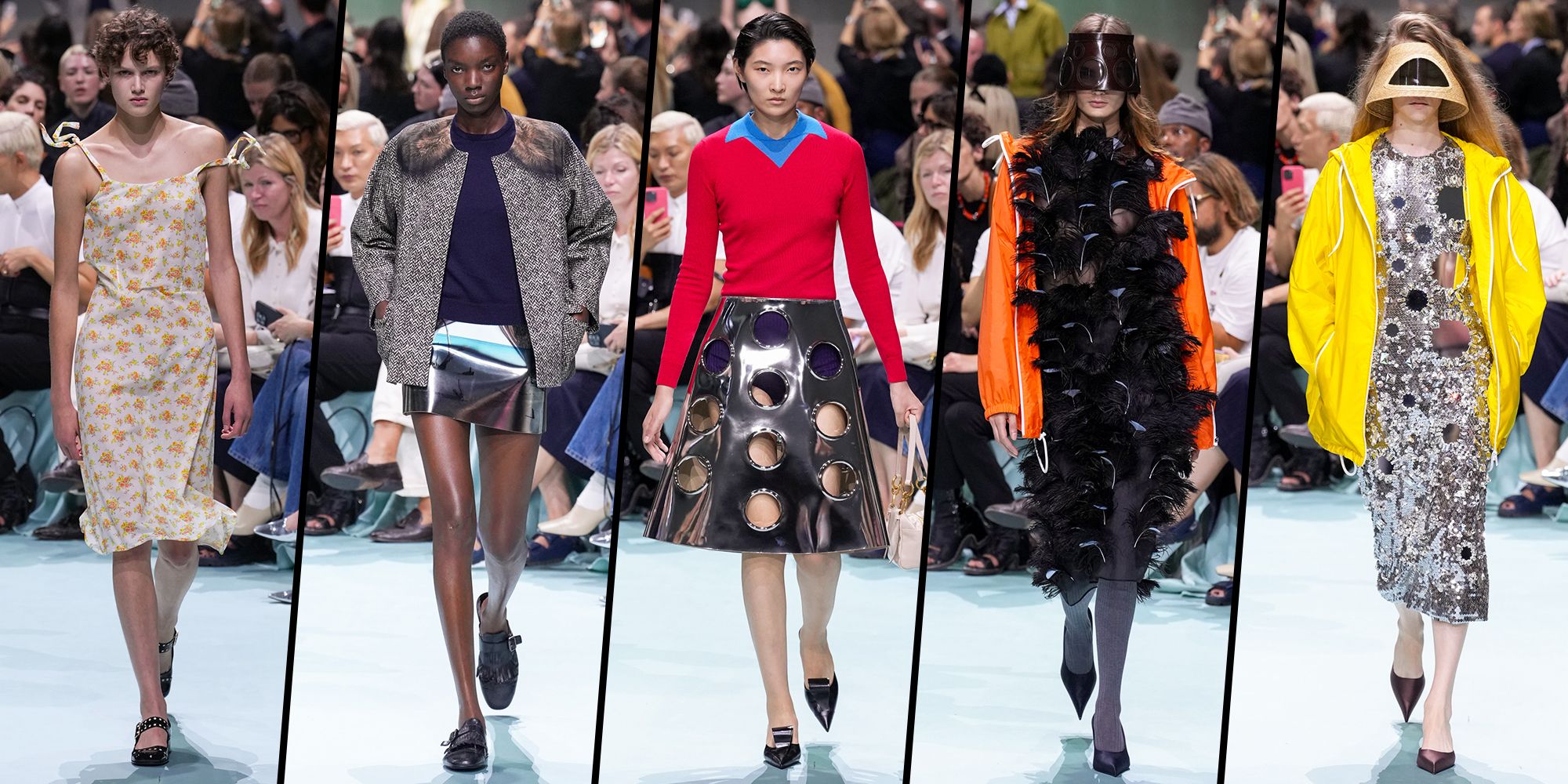 Prada Spring 2025 Review: Color and Eccentricity