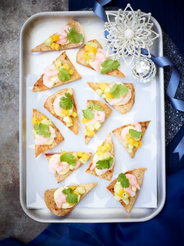 prawn canape