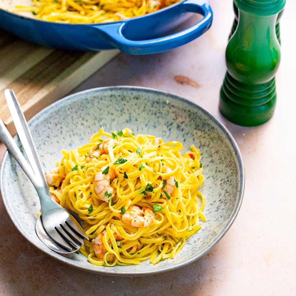 prawn linguine