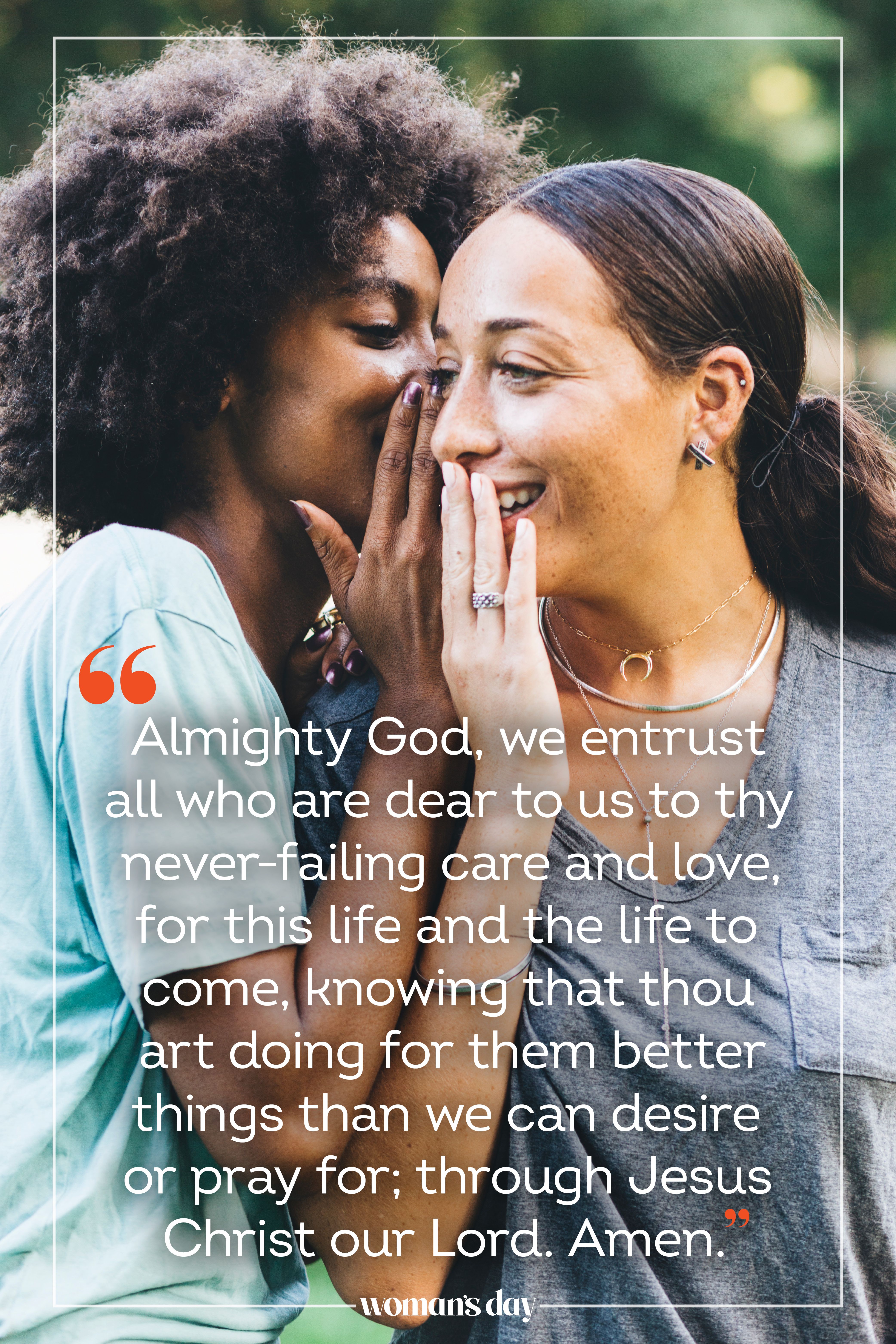 Almighty God, whose life is our true life, whose love is our love