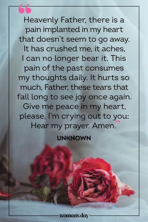 prayers for healing broken hearted prayer