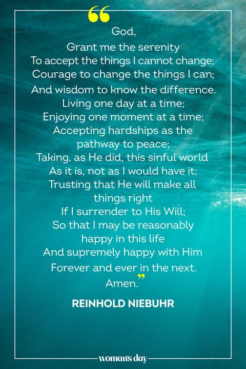prayers for anxiety reinhold niebuhr