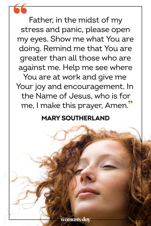 prayers for anxiety mary southerland
