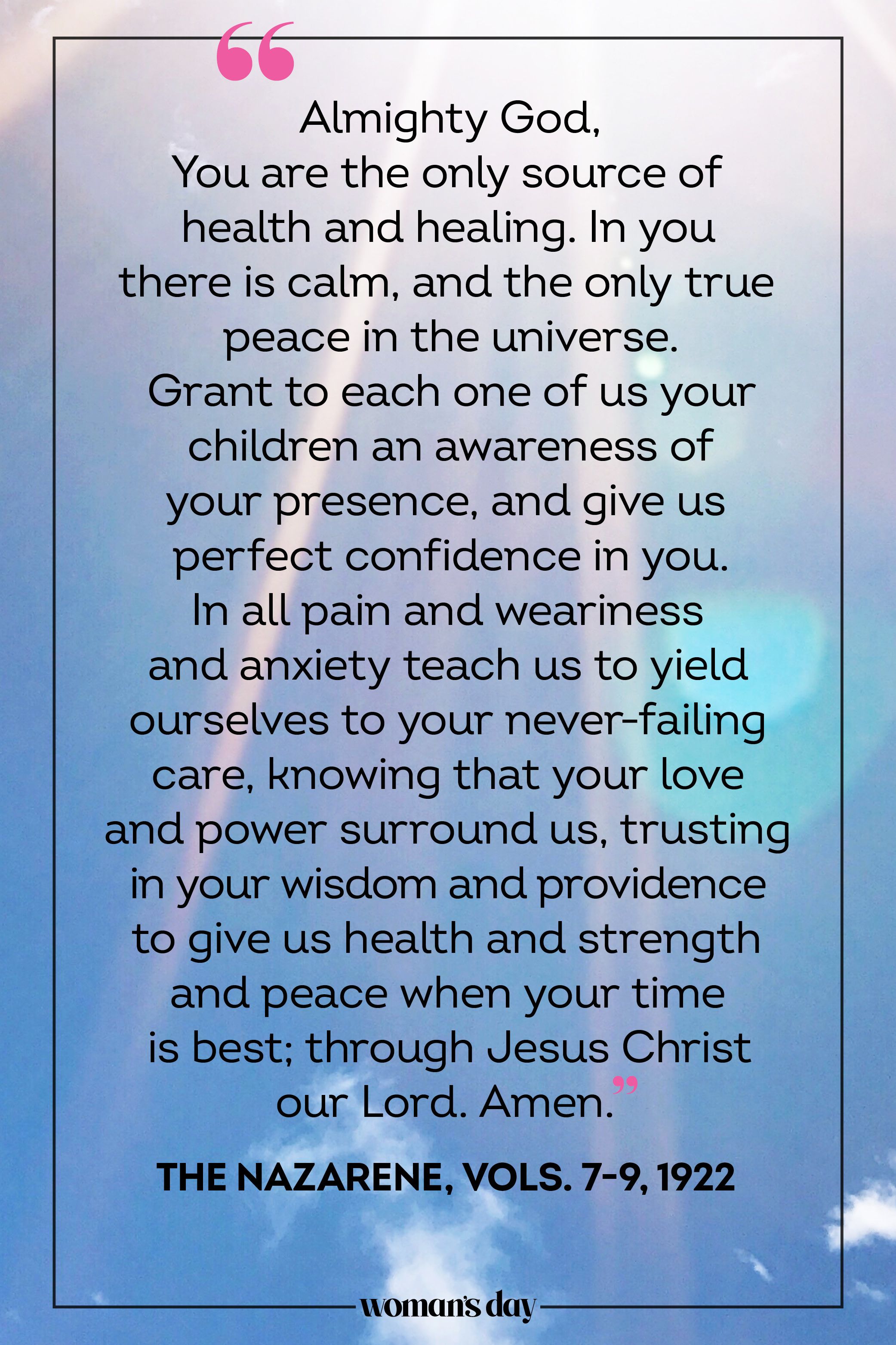 prayer for healing