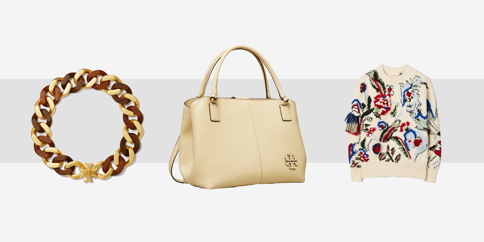 Perfect Pairs: Tory Burch Lee Radziwill Double Bag and Cable Knit