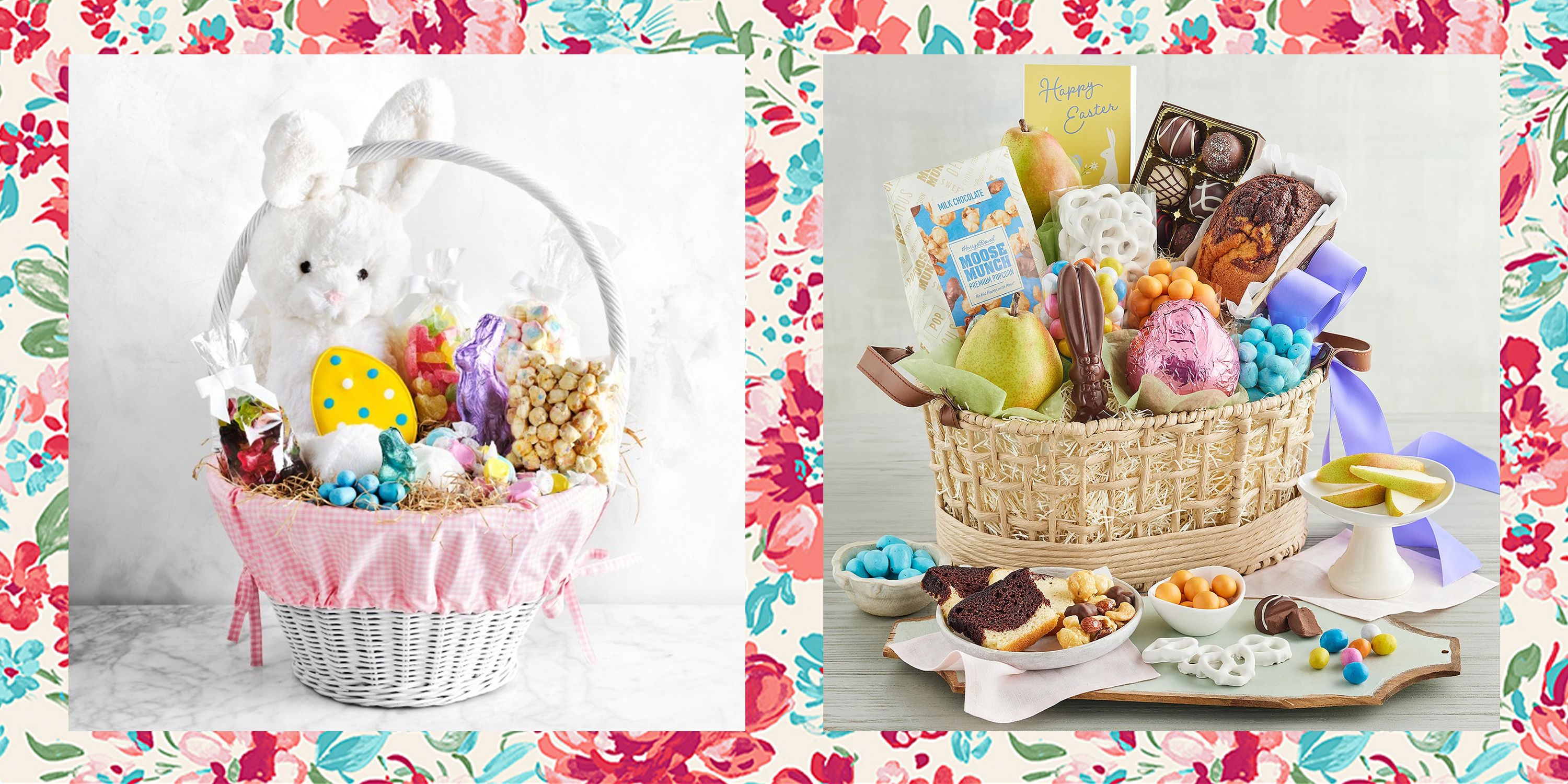 Our Best Easter Wishes Deluxe Gift Basket, Easter Basket, Filled Easter  Basket | eBay