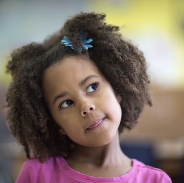 pre school girl portrait