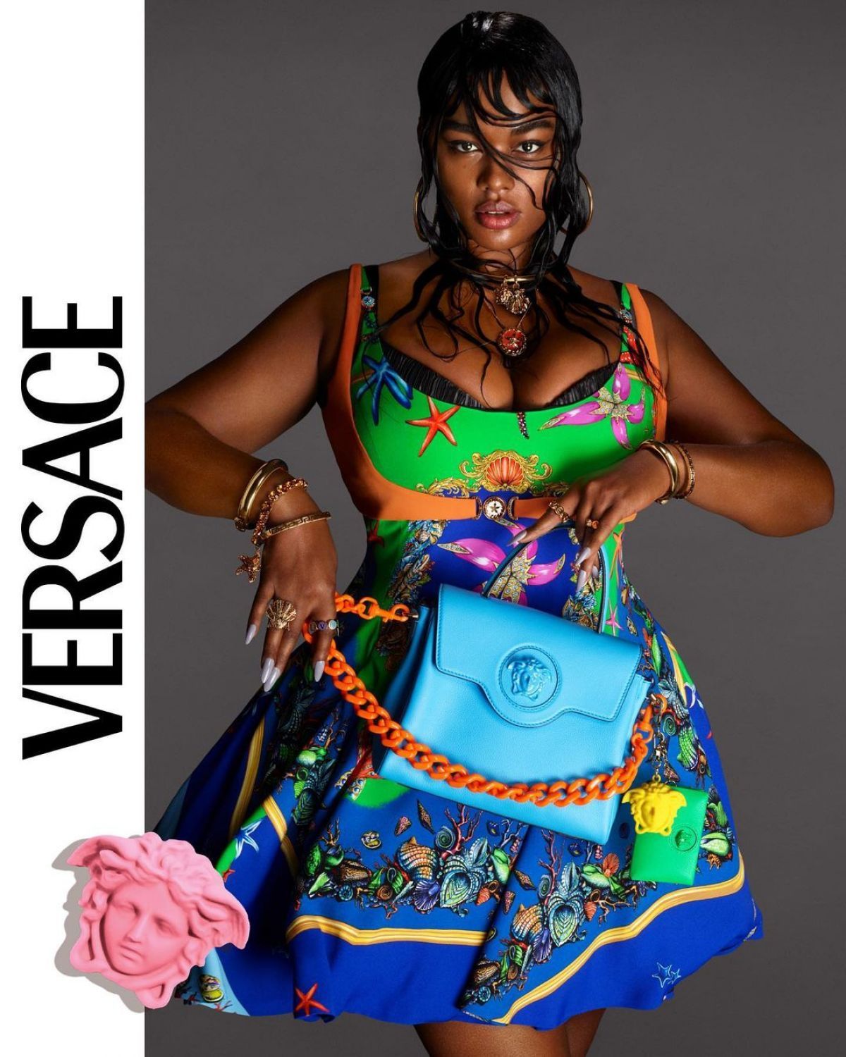 Versace Spring-Summer 2021 Campaign: La Medusa - Grazia