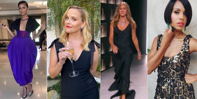 premios emmy 2020 las famosas se visten de gala en casa