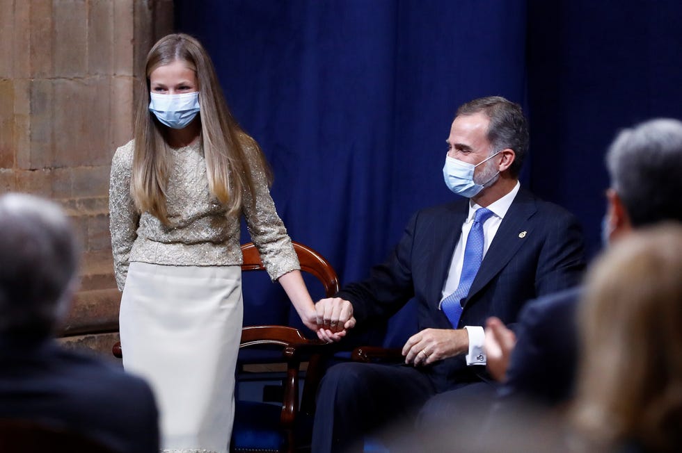 princesa de asturias, leonor de borbon y felipe vi
