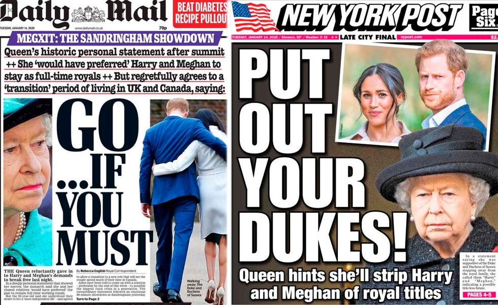 Reacciones prensa internacional conflicto Harry Meghan