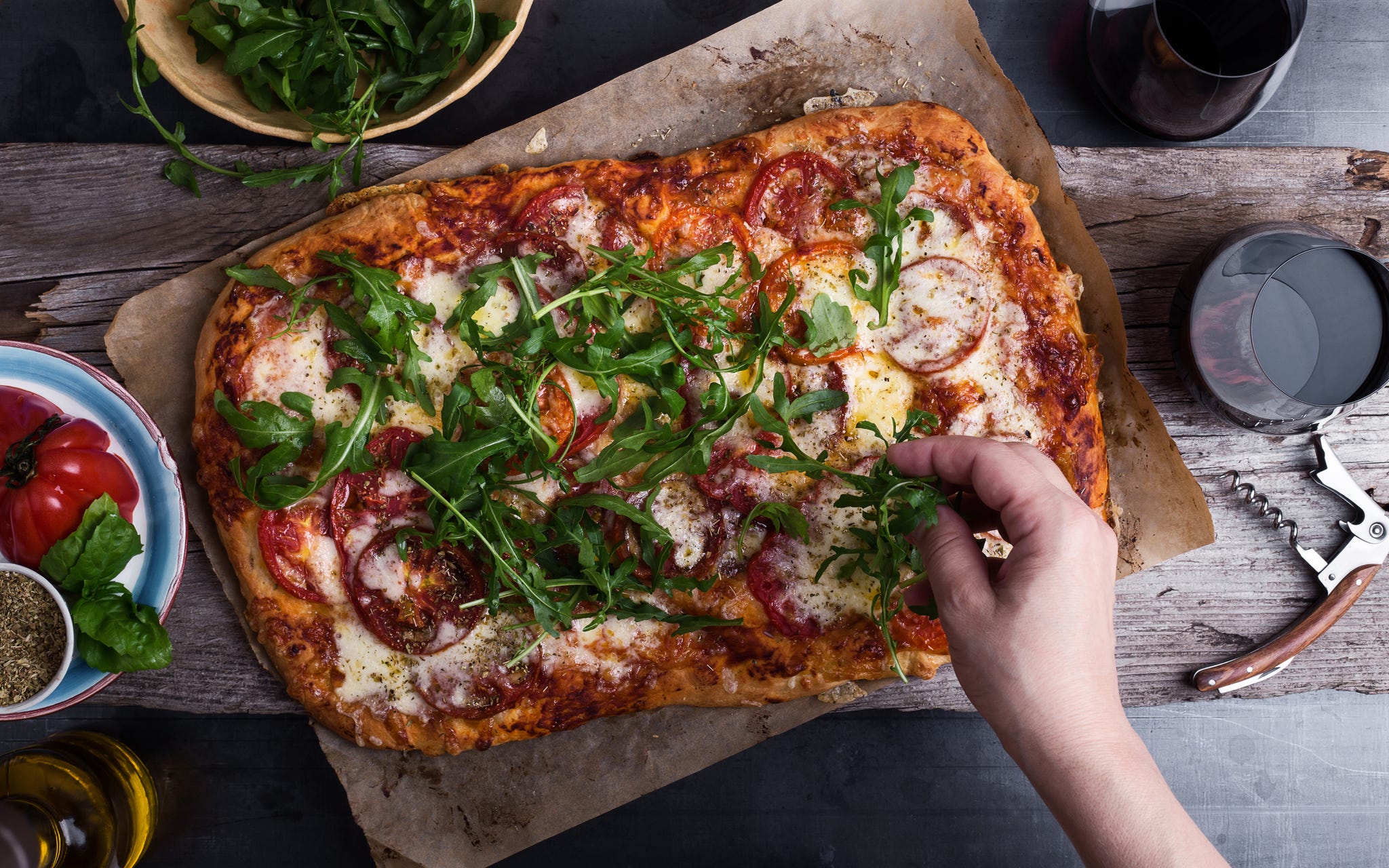 Pizzas con base de verdura -Receta base de pizza casera