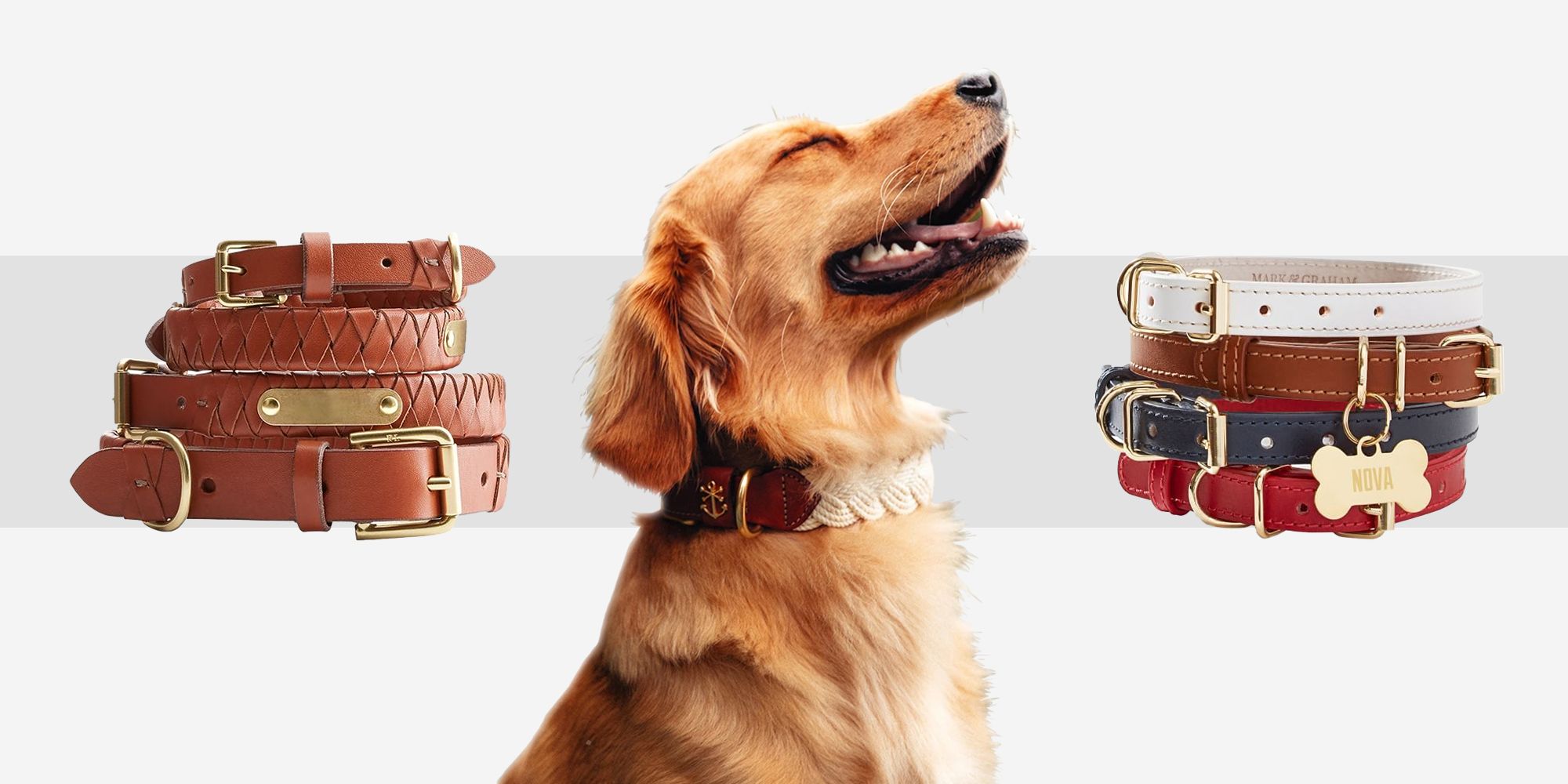 Pet Perfect Luxury Dog Collar Dog Gift - Italian Leather Designer