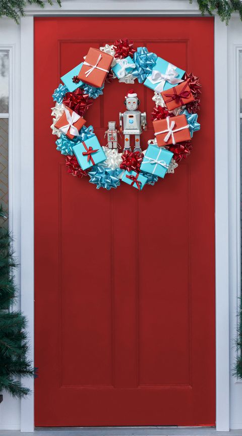 diy christmas decoraitons diy gift box wreath