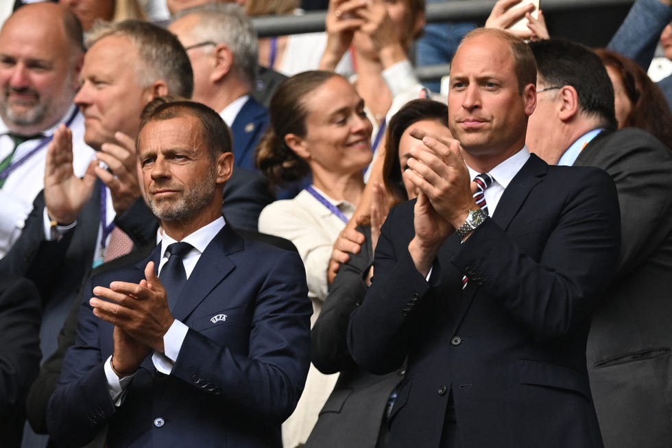 See All the Best Photos of Prince William at the Women's Euro 2022 Finals