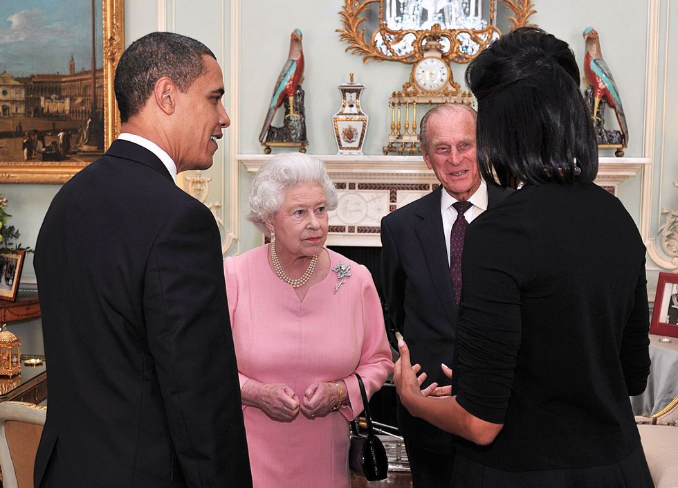 President Obama And The First Lady Meet The Queen