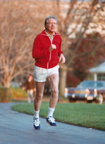 jimmy carter jogging