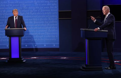 donald trump and joe biden participate in first presidential debate